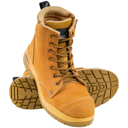 Bombay Safety  SCAR W Steel Toe Safety Boots I Antistatic Nubuck Leather Work Boots I Penetration Resistant Industrial Safety Shoes I Industrial Use