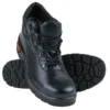 bombay safety Tiger Leopard S1 EN ISO 20345 Certified High Ankle Safety Shoes | Steel Toe PU Sole I Anti-Slip Industrial Work Shoes