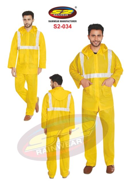 bombay Safety Raincoats Yellow Paint Shirt Radium TApe