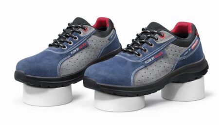 BS Galista Grey Blue suede leather Safety Shoes Sportylook